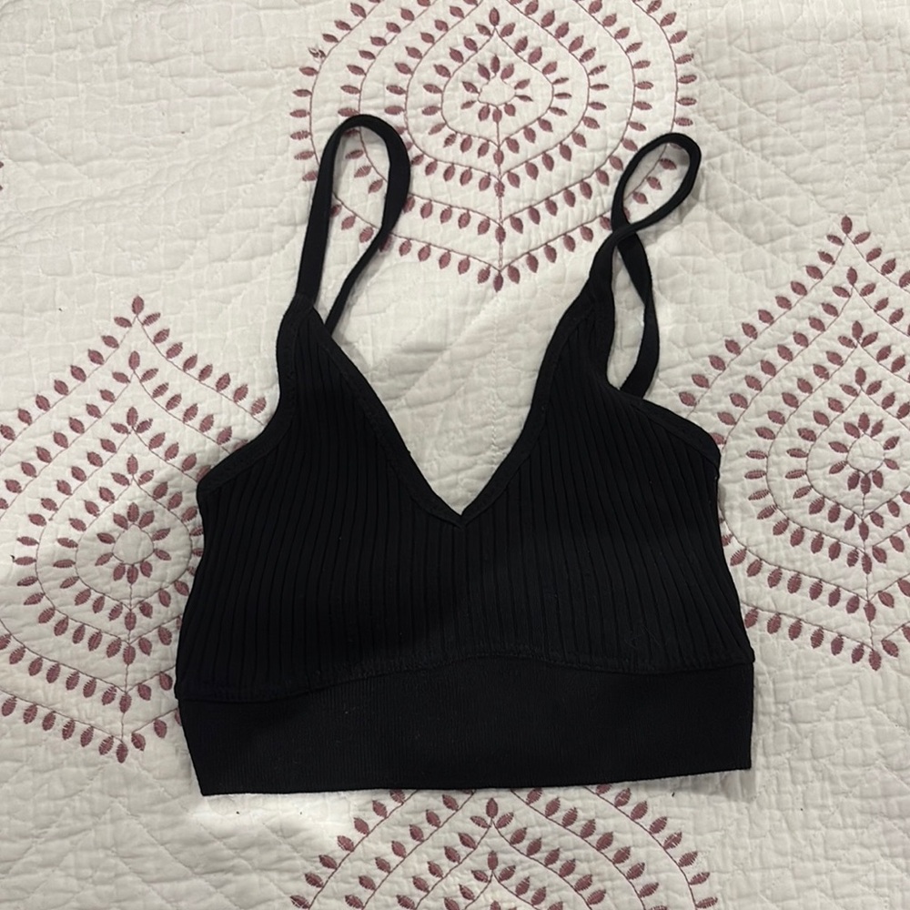 Zara Black Wireless Bra Intimates & Sleepwear